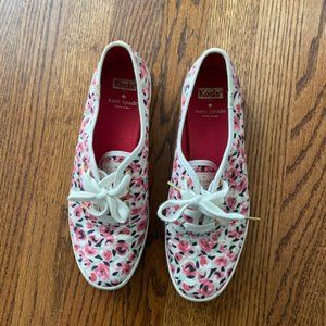 Keds x Kate Spade Red Floral Casual Sneakers